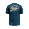 DENTEX "Zobatec" MARINE BLUE T-SHIRT - BACK ART
