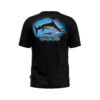 MARLIN BLACK T-SHIRT BACK ART