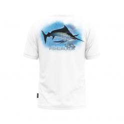 MARLIN WHITE T-SHIRT - BACK ART