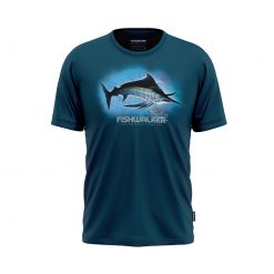 MARLIN MARINE BLUE T-SHIRT - FRONT ART