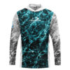 AQUATIS GREEN HIGH-PERFORMANCE HOODED SHIRT
